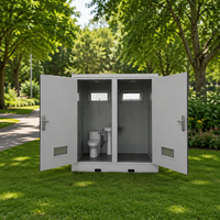 Toilettes mobiles portables, salle de bain modulaire pour projets extérieurs