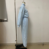 Ensemble de survêtement 2 pièces tendance pour femme 2027 : sweat à capuche demi-zip et pantalon large – Tenue décontractée