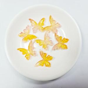 Acrylique dégradé papillon bricolage accessoires de bijoux faits à la main perlé couleur mélangée acrylique perles de rocaille fabrication de bijoux - Product Image 3