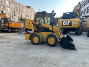 Cargadora de dirección deslizante Caterpillar 246D usada en stock, minicargadora de rueda delantera, cargadoras Cat 226B - Product Image 3