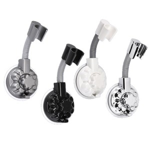 Adjustable <b>Shower</b> Head Bracket <b>Suction</b> Cup Base No Drill Movable Bathroom <b>Holder</b> Universal Fit - Product Image 2