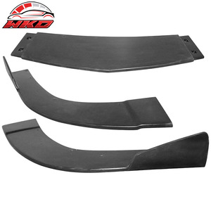 Compatible con Chrysler 200 11-14, 3 piezas, estilo IK, divisor de labio de parachoques delantero, sin pintar, PU, accesorio exterior de alta calidad - Product Image 6