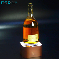 Expositor de Botellas de Acrílico con Luz LED Recargable para Bar, Estilo VIP, Fabricado en Vietnam por DSP