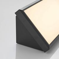 Lampe murale extérieure moderne étanche IP65 PW2651, lampe de jardin LED de haute qualité 12W en polycarbonate