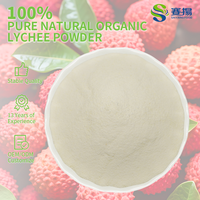 SAIYANG levert 100% biologisch lychee fruitpoeder, gratis monster, natuurlijk lychee sap poeder, lychee extract, lychee poeder