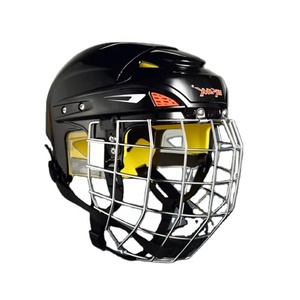 Vente en gros en usine de <span class=keywords><strong>crosse</strong></span> athlète formation <span class=keywords><strong>casque</strong></span> de protection équipement tête visage acier Sport hockey sur glace joueur <span class=keywords><strong>casque</strong></span> - Product Image 1