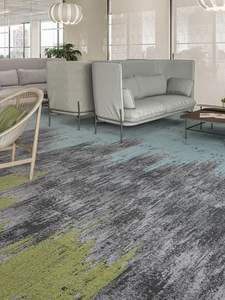 Ubin Karpet Kustom Lantai Komersial PVC Nilon Mewah untuk Kantor - Product Image 2