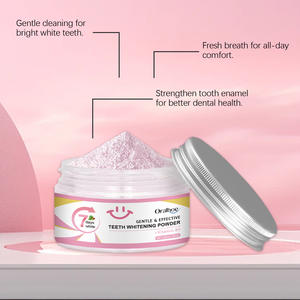 ORALHOE Produit populaire Soins bucco-dentaires Nettoyage doux des dents Poudre jaune propre haleine rafraîchissante Beauté des dents - Product Image 2