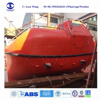 Gebrauchte Rettungsboot Geschlossenes Marine Rettungsboot SOLAS Rettungsboot Mit Davit zu verkaufen