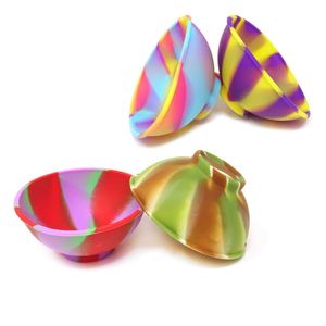 Recipiente de Silicona de Grado Alimenticio de 1.75 Onzas para Tabaco, Accesorios para Fumar Cera de Hookah, Tazón de Silicona para Mezclar, Multicolor - Product Image 4