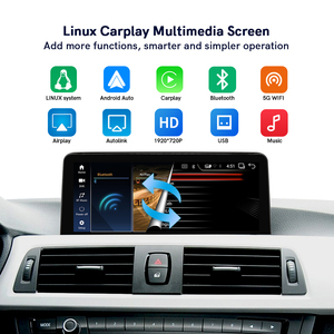 Schermo Touch da 10,25 Pollici HD 1920*720 con Carplay Linux per <span class=keywords><strong>BMW</strong></span> Serie 1 2 3 4 <span class=keywords><strong>F20</strong></span> F21 F23 F30 F32 F31 F34, Autoradio Multimediale 2003-2016 - Product Image 3