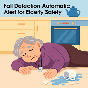 Bảo vệ mọi lúc, mọi nơi-Hệ thống gọi không dây cho người cao tuổi + Dây đeo cổ tay <span class=keywords><strong>SOS</strong></span> chống nước để tăng gấp đôi sự an tâm cho người chăm sóc - Product Image 4