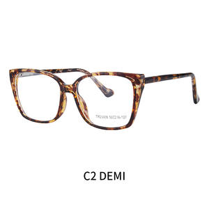 Montures de lunettes pour enfants œil de chat en TR90 50-16-127, protection lumière bleue, pont moyen, verres AC, origine Taizhou - Product Image 2