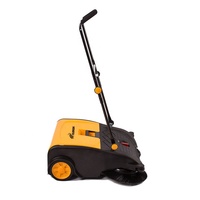 Balayeuse manuelle en plastique pour sols, largeur de balayage de 550 mm, balayeuse pour routes et jardins, pour usage domestique en extérieur