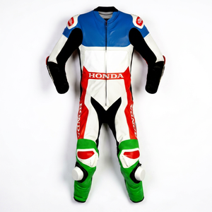 Traje de Motociclismo Alex Marquez Zonda MotoCP de Cuero Vacuno y Canguro de 1.3mm con Protección CE - Product Image 1