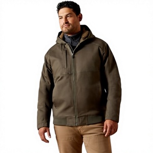 High Quality Men's Autumn Bomber <b>Jacket</b> with Front Zipper Closure Thin Flight <b>Jacket</b> Breathable Nylon Woolen Fabric - Product Image 1