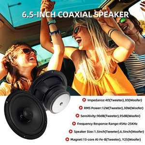 Sistema de altavoces coaxiales de 2 vías para coche de 6.5 pulgadas con cono de papel mate, juego de woofer y tweeter, <span class=keywords><strong>altavoz</strong></span> para coche de 6.5 pulgadas - Product Image 2