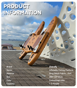 Plateforme gonflable flottante ENTROFFY, <span class=keywords><strong>bateau</strong></span> gonflable flottant - Product Image 2