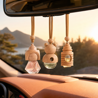 Diffuseur de parfum pour voiture à suspendre, flacon vide avec boîte pour diffuseur de parfum de voiture