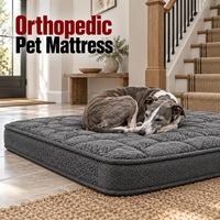 Tapis et coussins pour animaux de compagnie avec matelas orthopédique pour chien et options de couleur de housse personnalisées pour les collections de soins aux animaux d'intérieur
