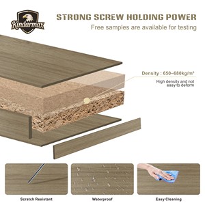 Panneau MDF mélaminé synchronisé de haute qualité 2100*2800mm pour cuisine et salle de bain, ignifuge, résistant à l'humidité, ENF/F4 <span class=keywords><strong>Star</strong></span> - Product Image 5