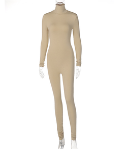 Novedades <span class=keywords><strong>de</strong></span> Primavera: Ropa Deportiva Casual para Mujer, Leggings <span class=keywords><strong>de</strong></span> Cuello Alto, Monos y Jumpsuits Lisos en Negro, <span class=keywords><strong>Blanco</strong></span> y Marrón para <span class=keywords><strong>Fiesta</strong></span> y Club - Product Image 6