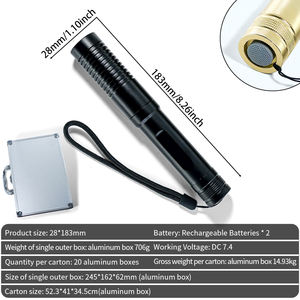 Uzun menzilli yanma ve hedefleme için mavi lazer kalem, profesyonel kullanım ve açık hava etkinlikleri için şarj edilebilir - Product Image 3