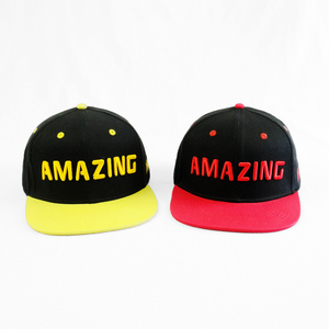 Custom 6 Panel Snapback <strong>Black</strong> 3D Embroidered Snapback <strong>Cap</strong> - Product Image 3