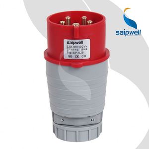 Saipwell ABS IP67 <span class=keywords><strong>5</strong></span> P 32A Cee/IEC bề mặt gắn ổ cắm container <span class=keywords><strong>5</strong></span> <span class=keywords><strong>pin</strong></span> Jack Hội Đồng Quản trị chuyển đổi ổ cắm <span class=keywords><strong>5</strong></span> P 32A ABS IP67 phích cắm Nylon - Product Image 4