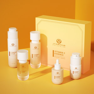 Juego de Envases Vacíos para el Cuidado Facial, Botellas de Vidrio Iridiscente para Cosméticos, Suero, Aceite Capilar, Loción, Crema, con Bomba y Tarro - Product Image 6