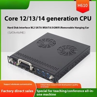 Mini PC tout-en-un OPS de 12-14 générations Intel I5/i7 256GB Android OS ordinateur intégré hôte enfichable enseignement VGA pour Huawei