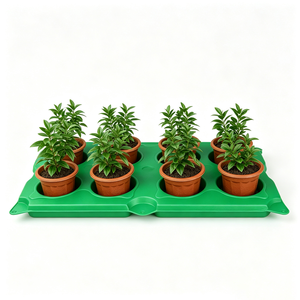 Île flottante écologique en plastique bio, modèle SUN-FLO de Sunsbuild, fabriquée en Chine, lit hydroponique carré artificiel poreux en forme de lotus, sur mesure - Product Image 5