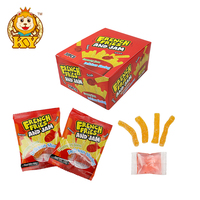 Wholesale Oem French Fries Shaped Soft Candy with Sweet Jam