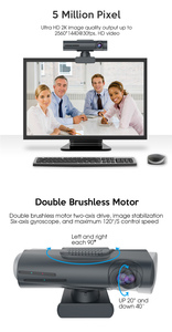 Cámara <span class=keywords><strong>Web</strong></span> PTZ 2K con IA, Seguimiento Automático, Reconocimiento Facial, Obturador de Privacidad, USB Plug-and-Play para Videoconferencias y Transmisión en Vivo - Product Image 5