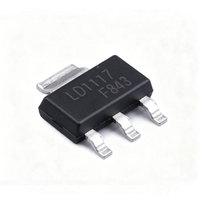 LD1117STR Original 1.25V~15V Positive Adjustable SOT-223-3 SMD Voltage Regulators-Linear Low Drop Out (LDO)