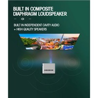 Promotion : Projecteur 4K portable ultra-compact avec télécommande, projecteur numérique LED HD pour home cinéma