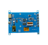 Nueva llegada pantalla táctil capacitiva de 5 pulgadas 800*480/1024*600 Industrial Android PC Raspberry Pi LCD Monitor Driver Board