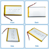 Baterai Ion polimer litium 3.7V 10000mAh kinerja stabil untuk sensor & pelacak GPS & Sistem Cadangan