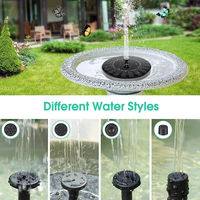 Nouveau Mini fontaine d'eau solaire piscine étang cascade fontaine fournitures de jardin décoration extérieure fontaine à énergie solaire bains d'oiseaux