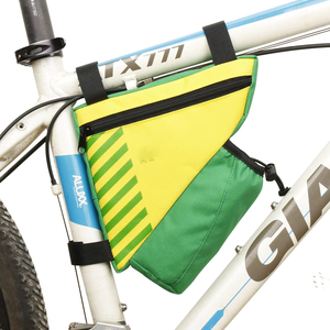 Échantillon gratuit : Sacoche triangulaire pour cadre de vélo, sacoche de vélo pour activités de plein air, sacoche avant en polyester pour vélo - Product Image 2