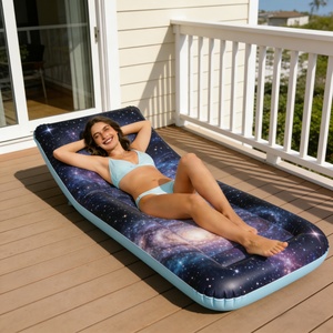 Silla Inflable para Piscina y Playa, Fácil de Inflar y Desinflar, Perfecta para Fiestas de Verano en la Piscina, Silla Flotante Portátil para Adultos - Product Image 6