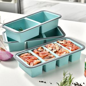 Plastic Square Dried Food Storage Jar Flip Top Lid Microwave Fridge Safe Eco-Friendly Large Capacity Carton Europe Giveaways - Product Image 1