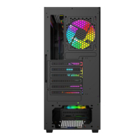 Caja de Ordenador para Juegos de Anime Personalizada, con Panel de Vidrio Templado y Malla Metálica, Ventilador RGB, Pantalla de Temperatura, a Prueba de Polvo, de Plexiglás