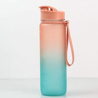1000 ml 1000 ml 1l 1ltr 1litre bouteille d'eau isolée à double paroi sous vide en acier inoxydable