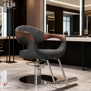 Sillón de Peluquería Hidráulico Reclinable y Elevable <span class=keywords><strong>para</strong></span> Salón de Belleza, Silla de Estilismo <span class=keywords><strong>para</strong></span> Mujeres, Silla de Barbería <span class=keywords><strong>para</strong></span> Peluquería - Product Image 2