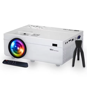 1080PLCDプロジェクター6000ルーメンHD4KミニポータブルプロジェクターホームシアターAndroid電話同じ画面HD小型プロジェクター - Product Image 6