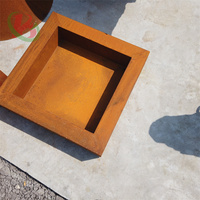 2024 Offres Spéciales métal foyer gril noir métal table et chaise jardin extérieur barbecue rond métal foyer
