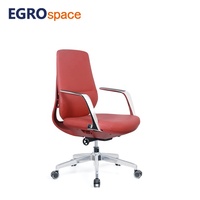 EGROspace Mobilier de bureau haut de gamme moderne, chaise de direction pivotante en cuir ergonomique