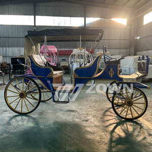 รถม้าไฟฟ้าแบบไม่มีม้ารถเข็นแบบซินเดอเรลล่ารถม้าฉากหลังรถท่องเที่ยว - Product Image 4