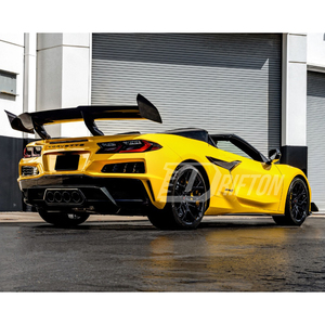 Nouvel aileron arrière style ZR1 pour Chevrolet Corvette C8 Z06 Z07 en fibre de carbone GT Wing 2020-2026 - Product Image 2